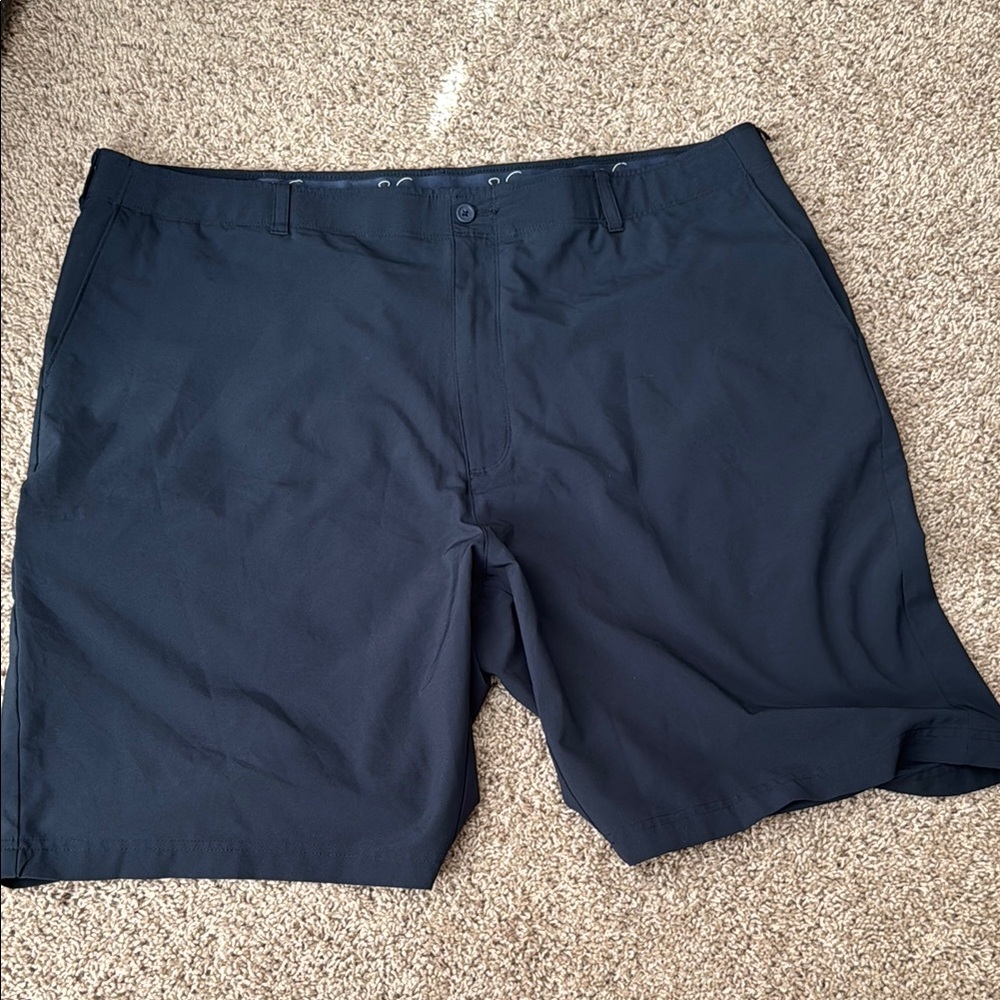 Men's Navy Golf Shorts